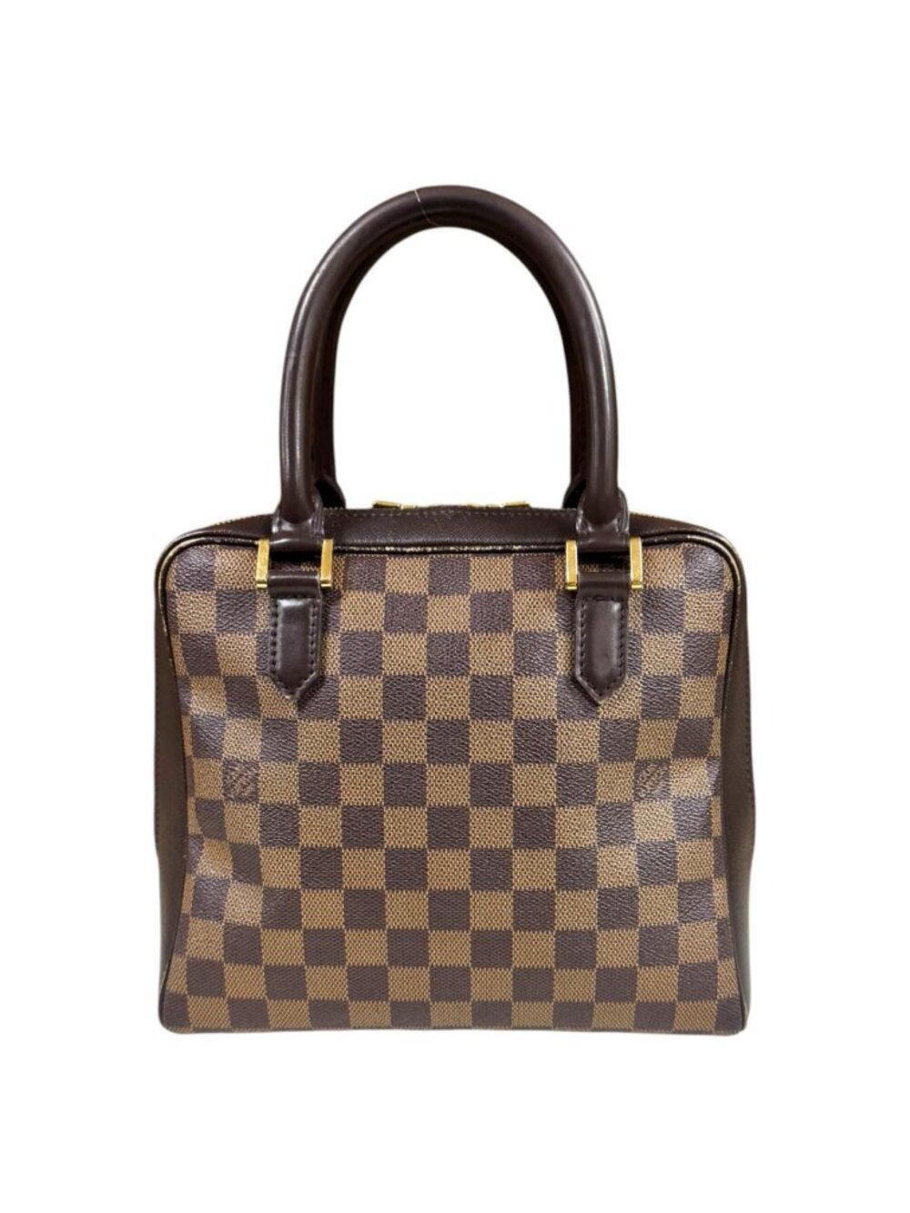 Louis Vuitton Brera Damier Handbag Canvas Brown